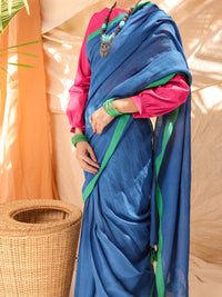 Blue Comrade Saree - ALCR-SR-1001