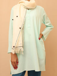 Off White Women Stole - ALCR-ST-1012