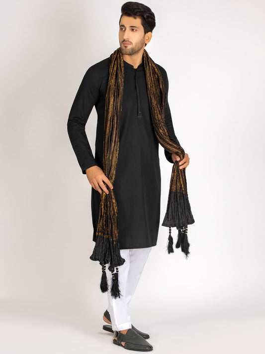 Black Stole For Men - AL-MST-017