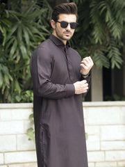 Maroon Blended Kameez Shalwar - ALWA-KS-239