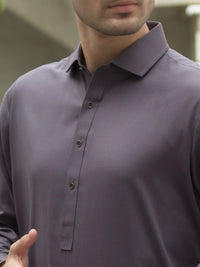 Purple Blended Kameez Shalwar - ALWA-KS-242