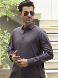 Purple Blended Kameez Shalwar - ALWA-KS-242