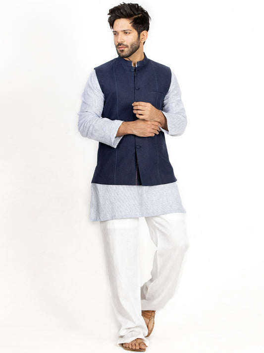 Blue Waistcoat - ALCR-WC-006
