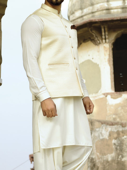 Cream Waistcoat - WC-207