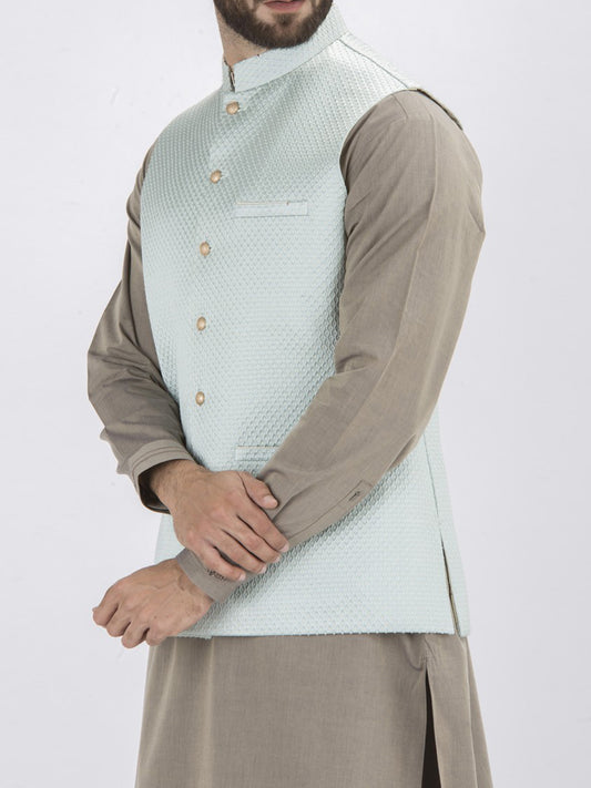 Sea Green Waistcoat - WC-230