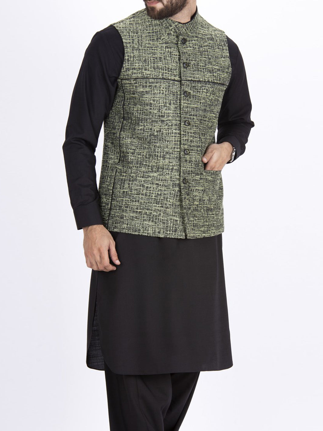 Green Waistcoat - WC-232