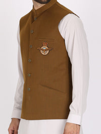 Khaki Suiting Waistcoat - WC-251