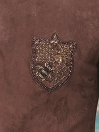 Brown Suede Waistcoat - WC-288