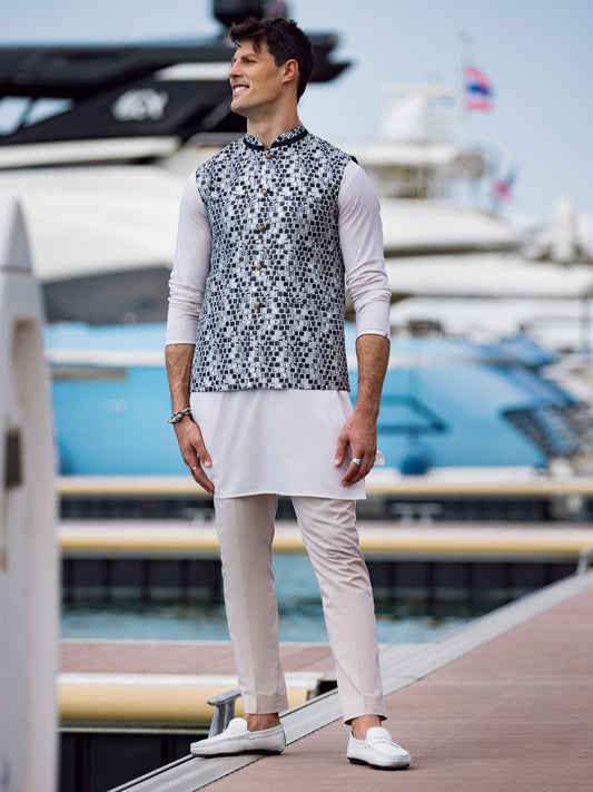 Grey Blended Waistcoat - AL-WC-466