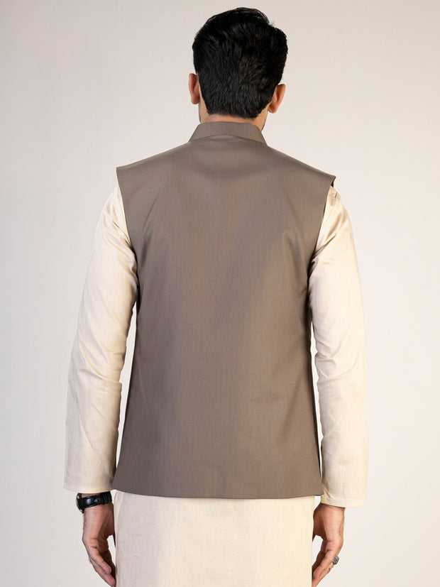 Brown Blended Waistcoat - AL-WC-479