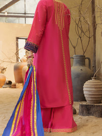 Pink Lawn 3 Piece Stitched - ALP-3PS-1583