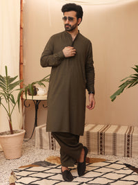 Green Kurta Shalwar - AL-KS-2652