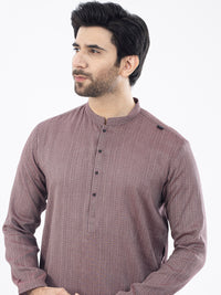 Pink Cotton Kurta - AL-K-1071