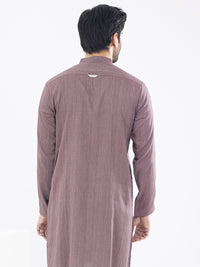 Pink Cotton Kurta - AL-K-1071