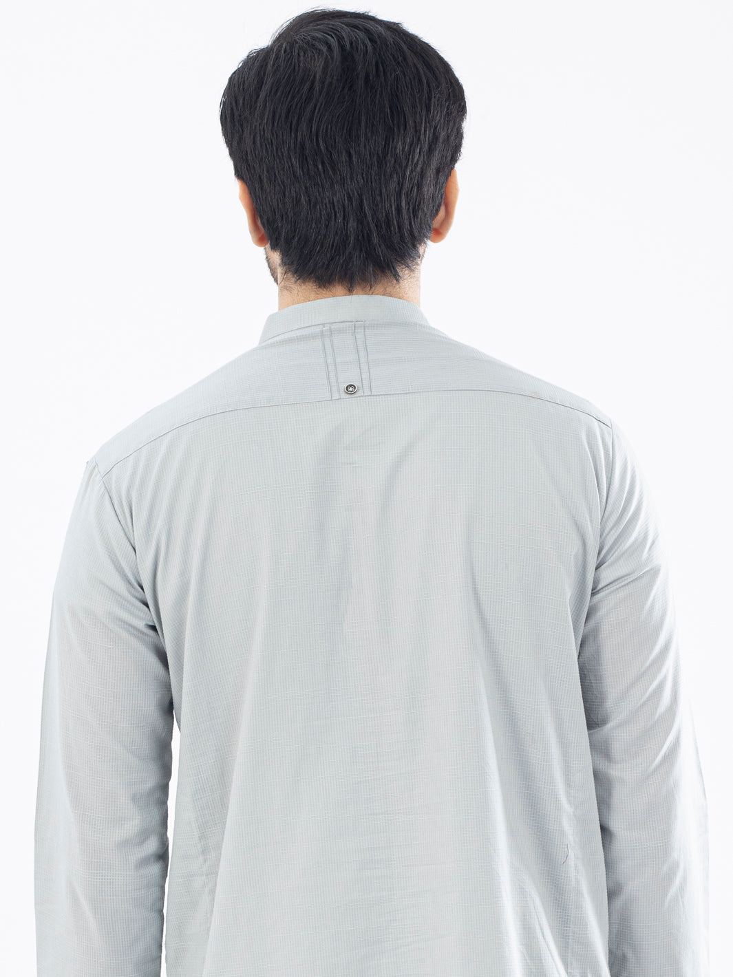 Light Green Cotton Kurta - AL-K-1100