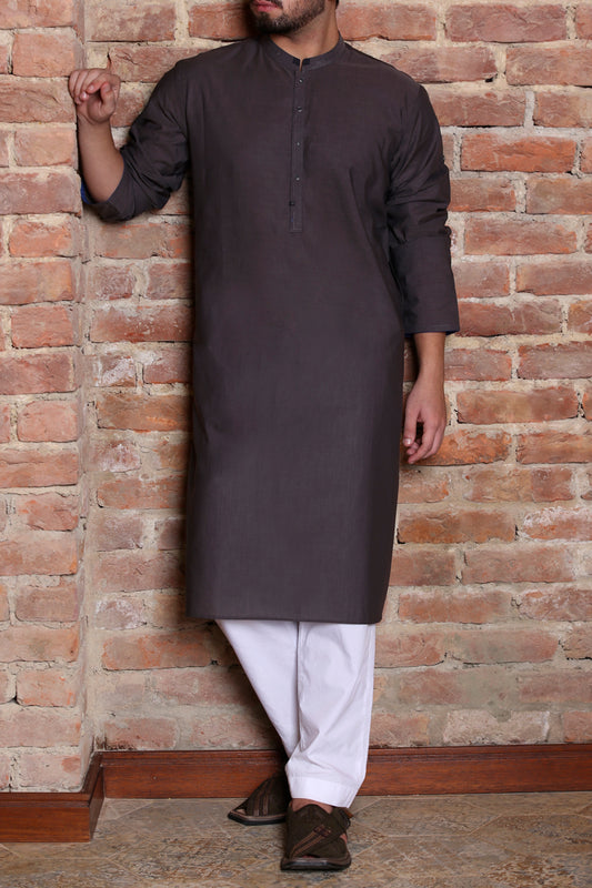 Grey Men Kurta - AL-K-661