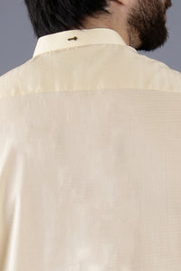 Beige Cotton Kurta - AL-K-667