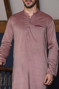 Tea Pink Blended Kurta - AL-K-678