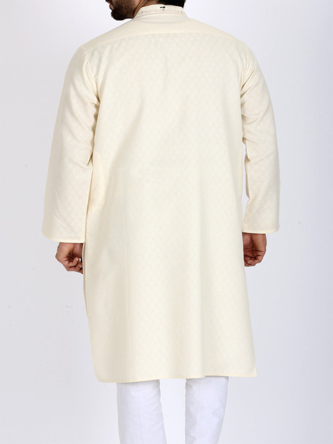 Off White Bunnat Kurta - AL-K-706