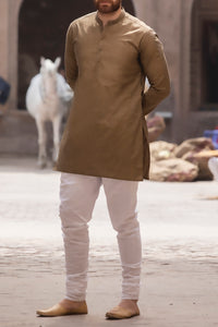 Green Cotton Kurta - AL-K-766C