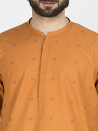 Mustard Blended Kurta - AL-K-786