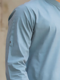 Blue Blended Kurta - AL-K-789