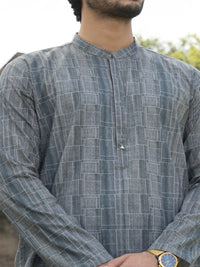 Green Cotton Kurta - AL-K-792C