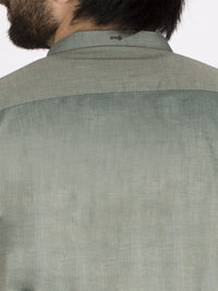 Light Green Cotton Kurta - AL-K-800