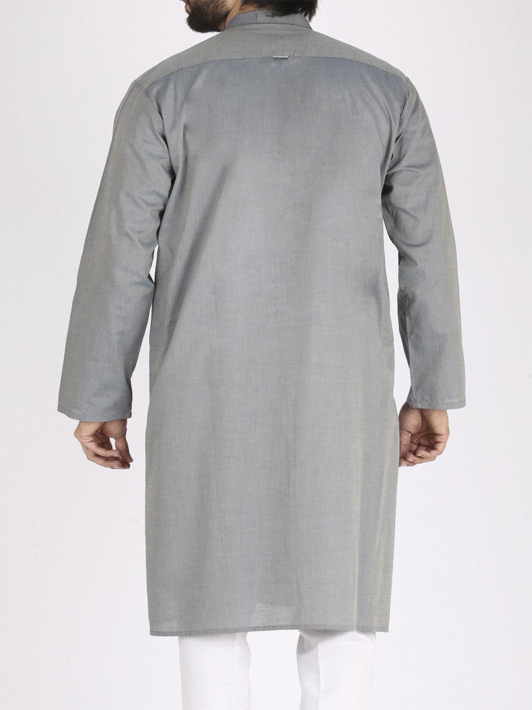 Light Blue Cotton Kurta - AL-K-802