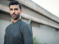 Green Textured Kurta - AL-K-970