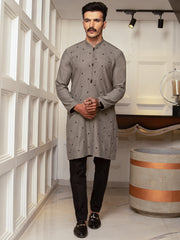 Light Green Blended Kurta - AL-K-981