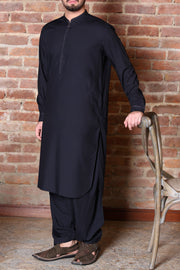 Mid Night Blue Kameez Shalwar - AL-KS-2287