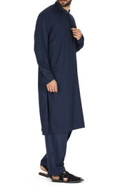 Blue Blended Kameez Shalwar - AL-KS-2388