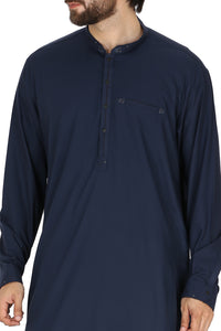 Blue Blended Kameez Shalwar - AL-KS-2388