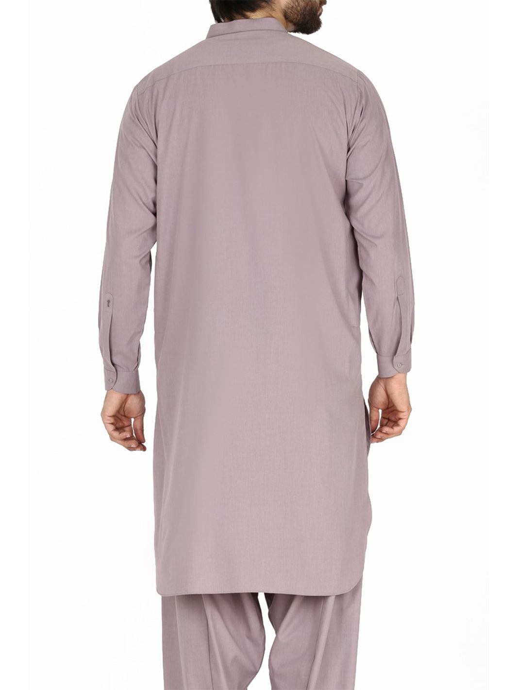 Light Purple Blended Kameez Shalwar - AL-KS-2391