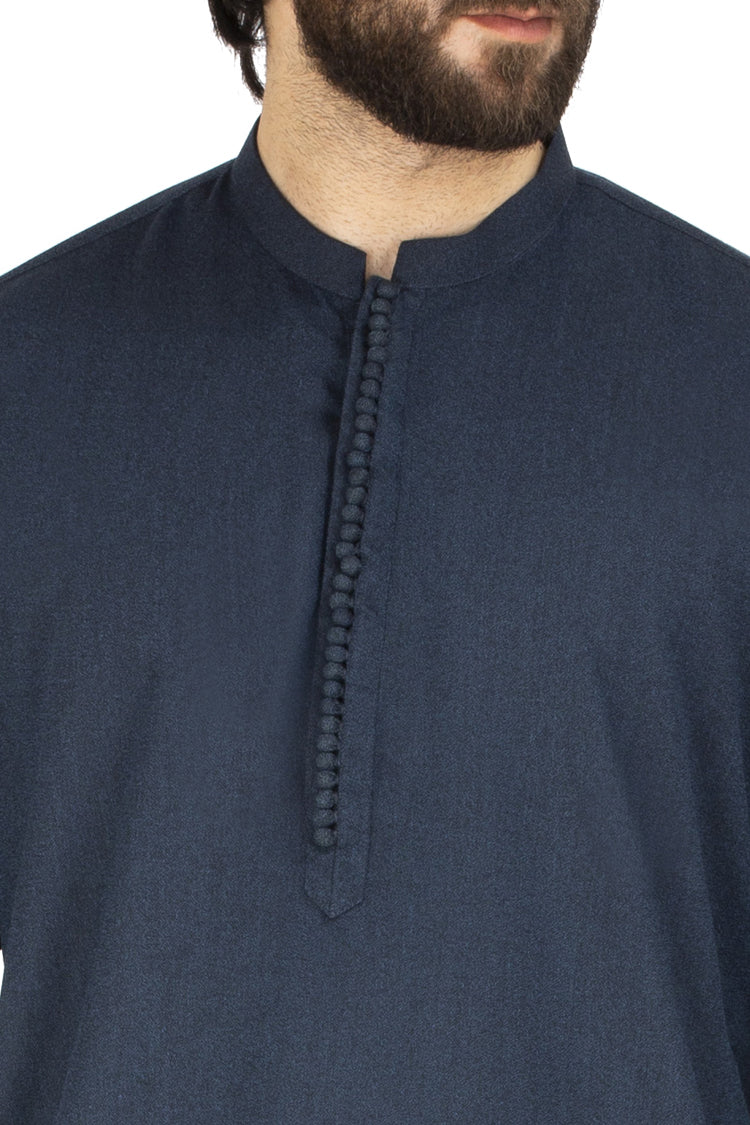 Blue Blended Kameez Shalwar - AL-KS-2469