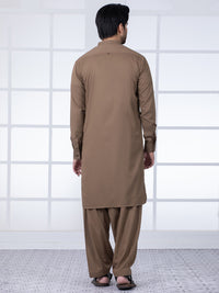 Brown Kameez Shalwar - AL-KS-2802