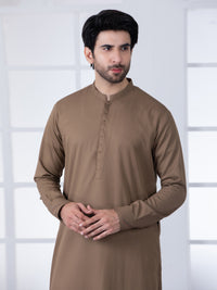 Brown Kameez Shalwar - AL-KS-2802