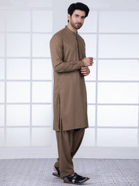 Brown Kameez Shalwar - AL-KS-2802