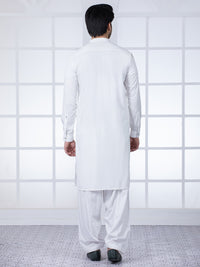 White Kameez Shalwar - AL-KS-2804