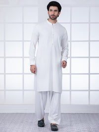 White Kameez Shalwar - AL-KS-2804