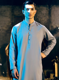 Light Green Blended Kurta Trouser - AL-KT-2733