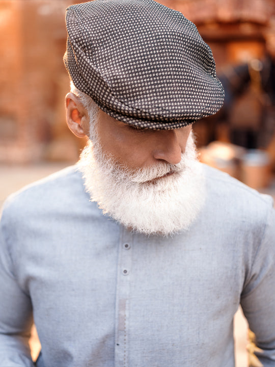 Light Grey Blended Kurta Trouser - AL-KT-2841