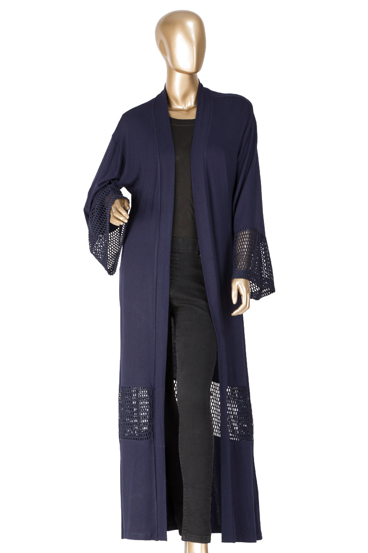 Dark Blue Tunic - AL-LCT-2002B - Almirah Online