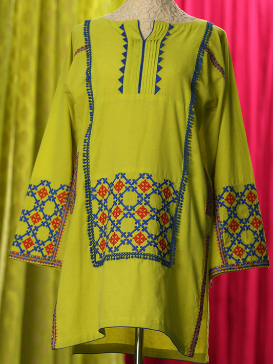 Lime Karandi Tunic - LK-691
