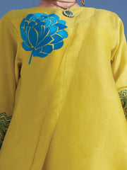 Light Green Raw Silk Tunic - LK-704