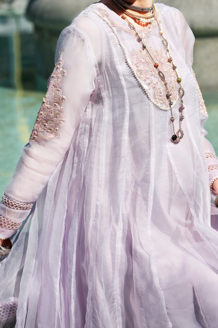 Light Purple Organza 2Pc Stitched - LKS-651