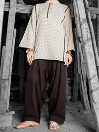 White 2Pc Stitched - LKS-697