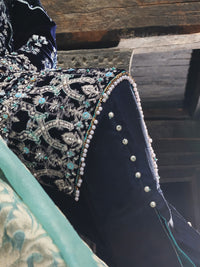 Blue Velvet 3 Piece Formal Suit - LS-270