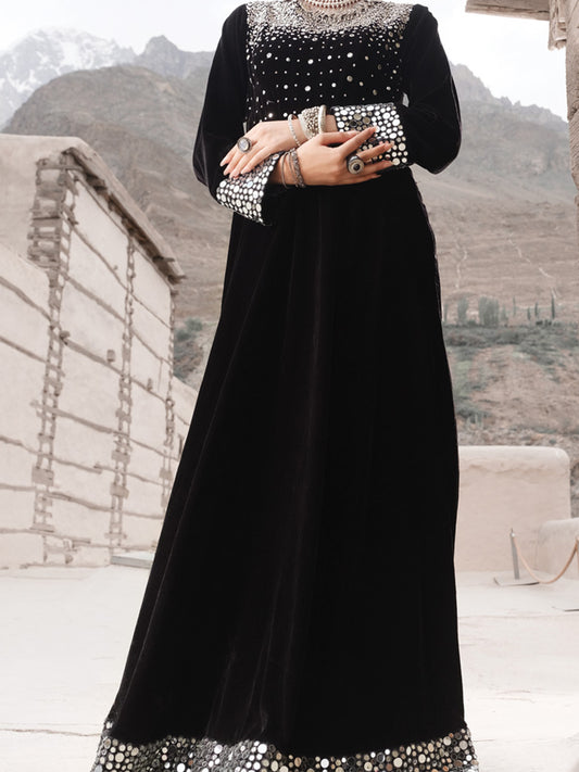 Black Velvet 3 Piece Formal Suit - LS-273